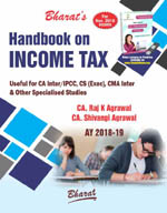 Handbook on INCOME TAX (A.Y. 2018-2019) (For CA Inter-Nov. 2018)